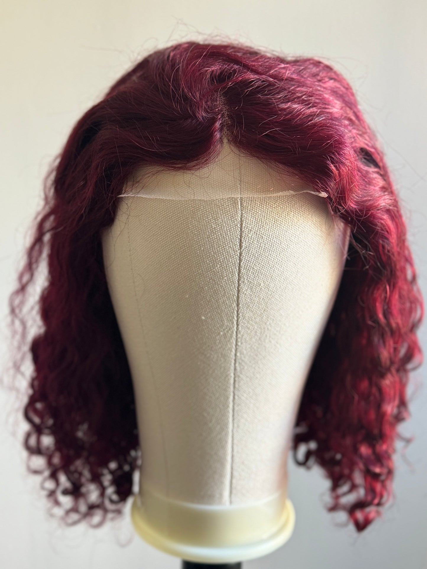 DD 4*4 lace wig 16" Romance curl color#99