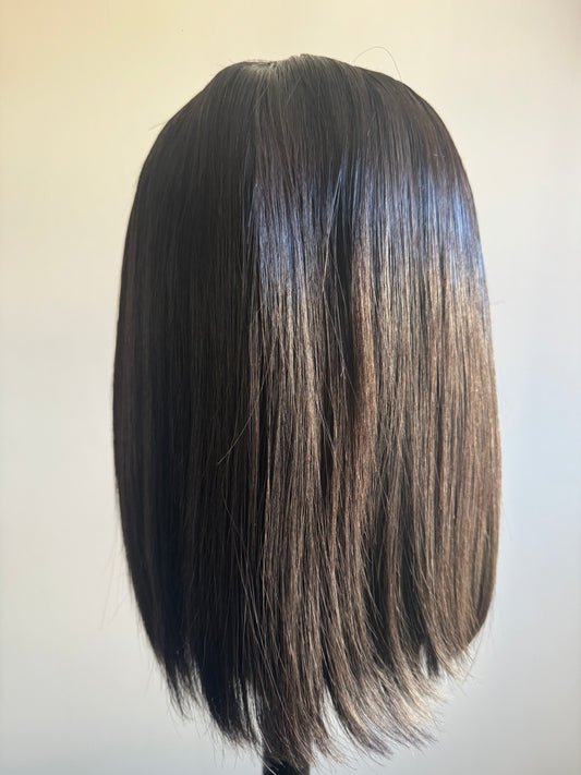 SDD Kim-k Bobo wig 12" Bone straight natural black