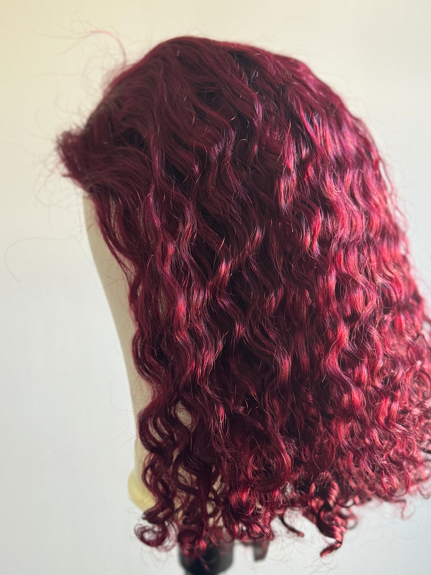 DD 4*4 lace wig 16" Romance curl color#99