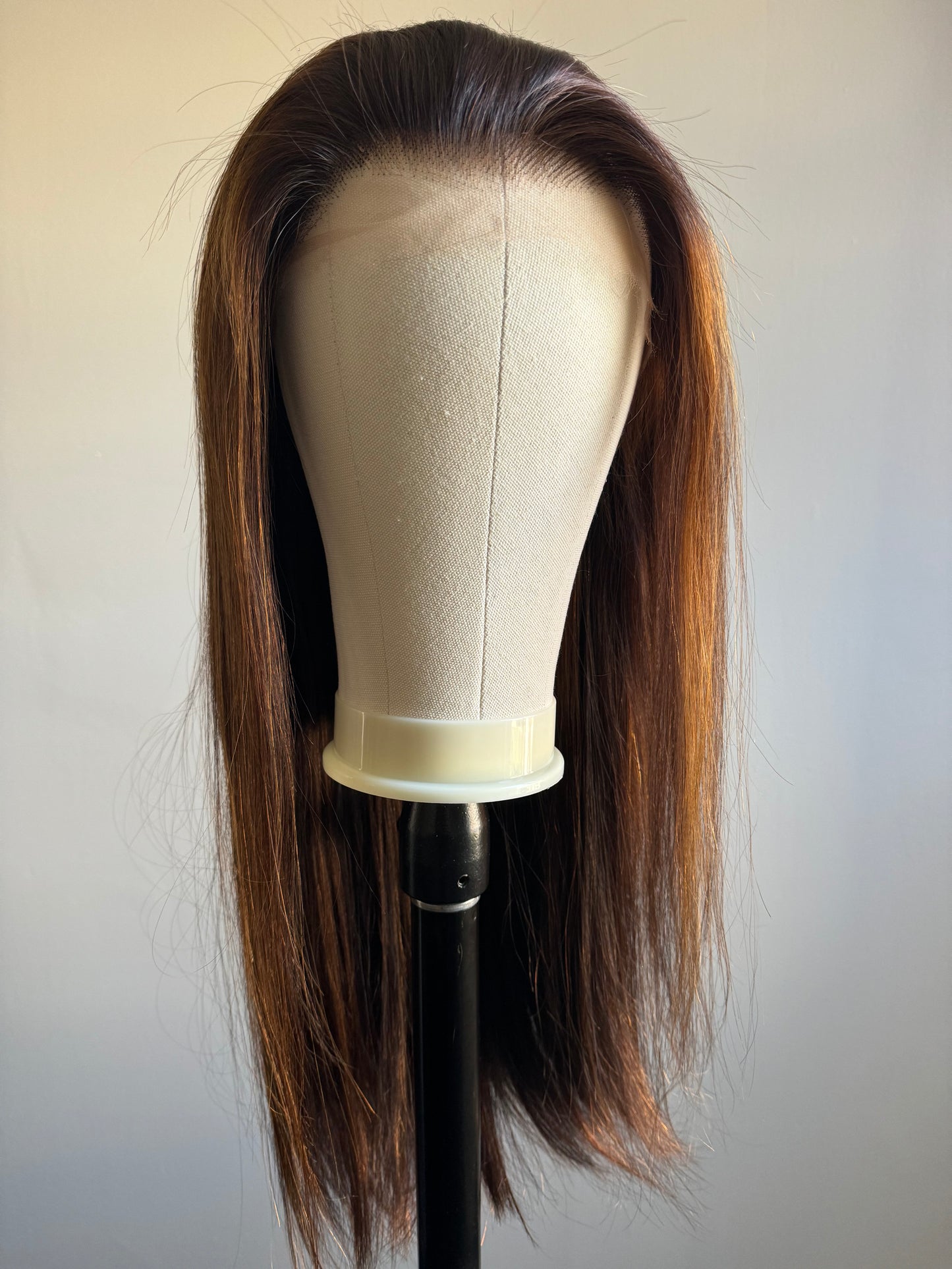 SDD HD lace 13*4 wig 26" Bone straight color:P2/6#
