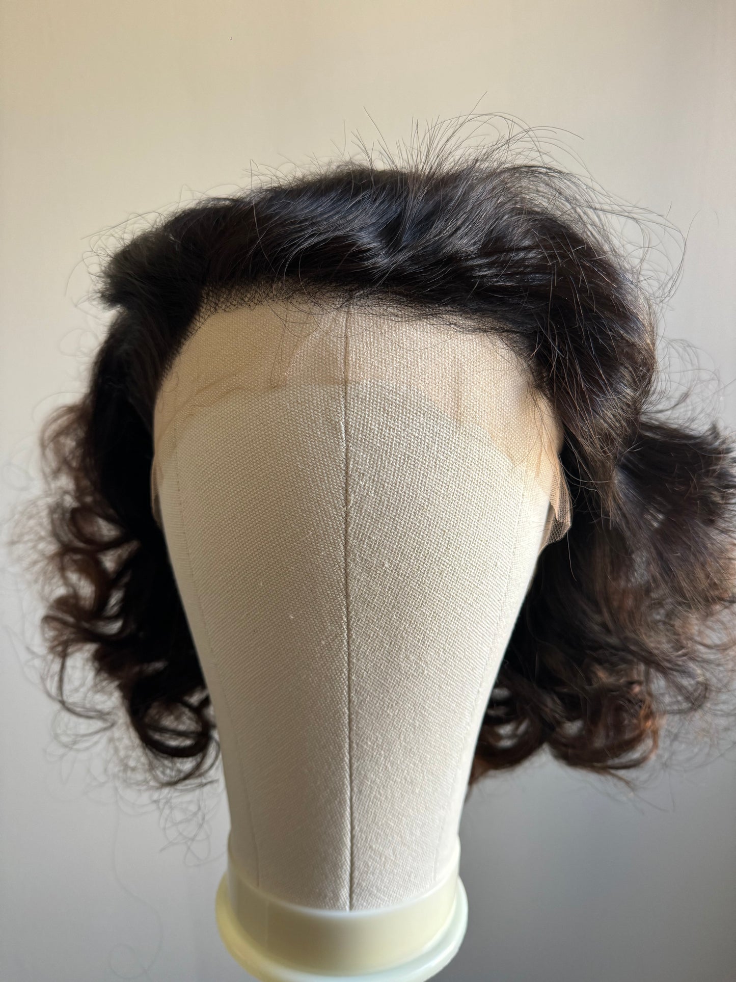 SDD HD lace 13*4 wig 14"° Bouncy wave color: T1b/4#