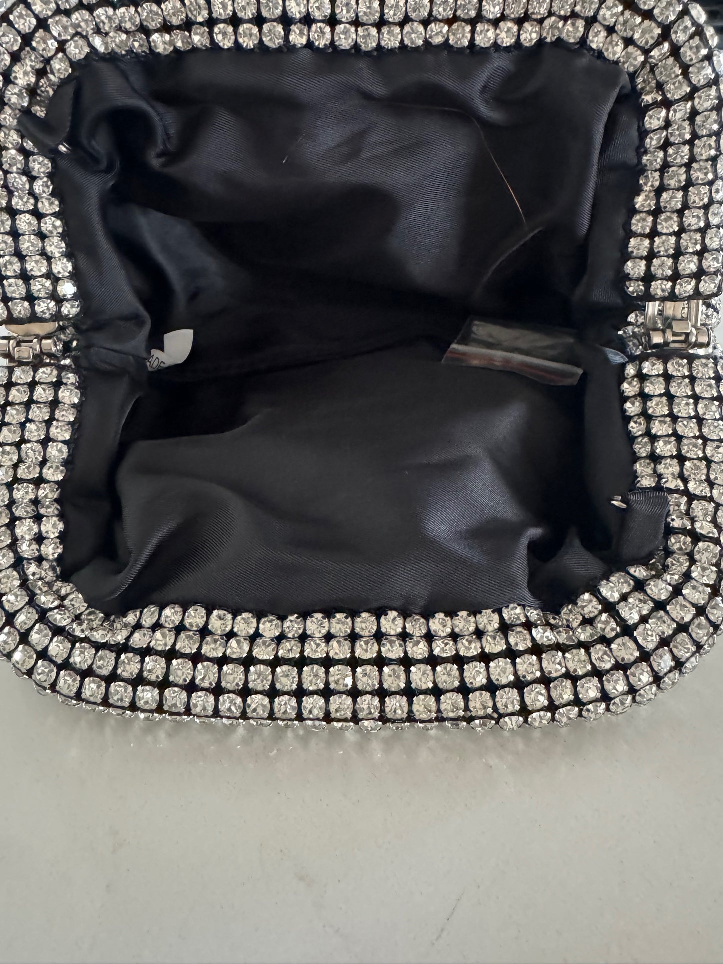 Glit Clutch/Crossbody M-silver