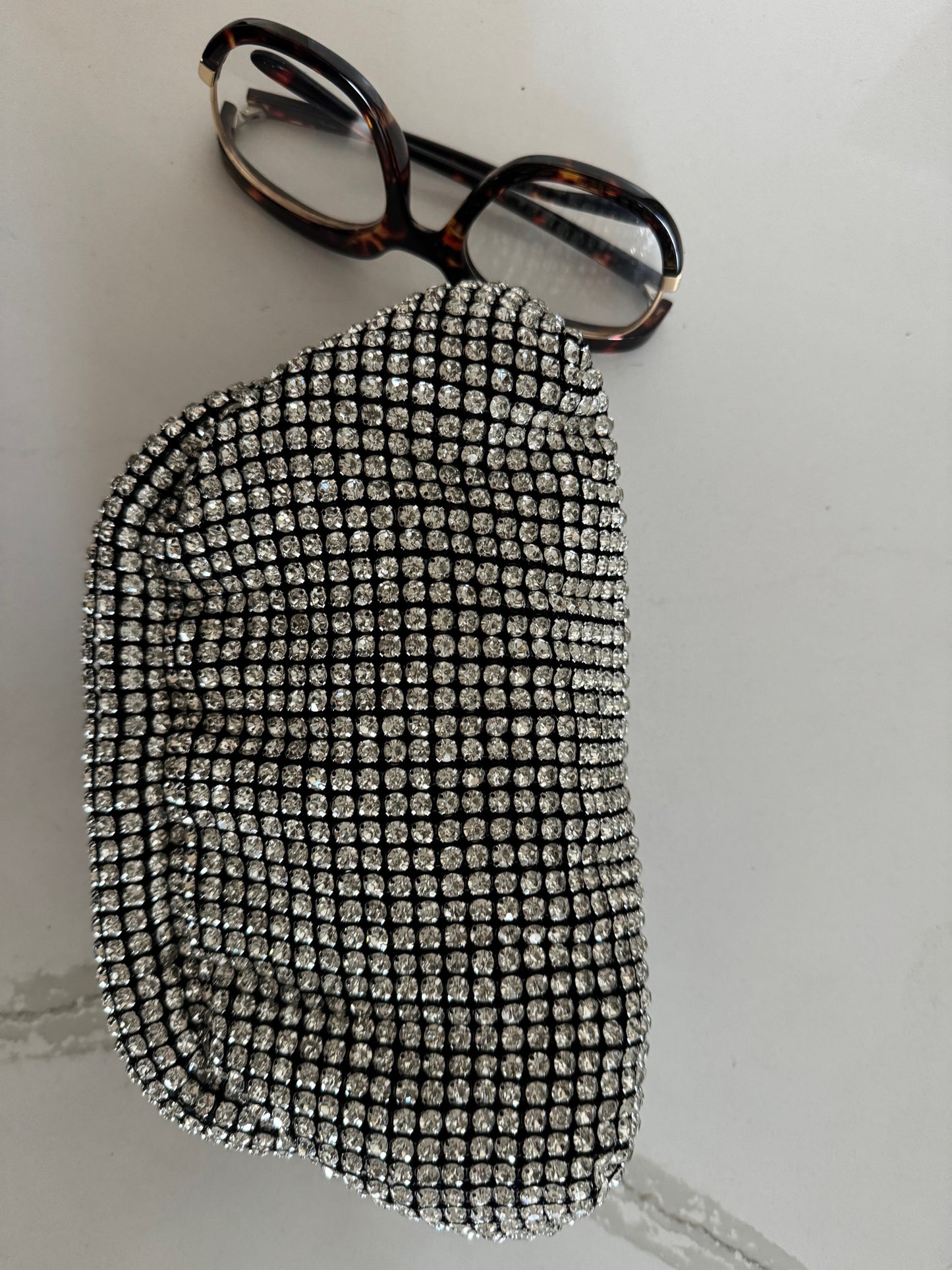 Glit Clutch/Crossbody M-silver